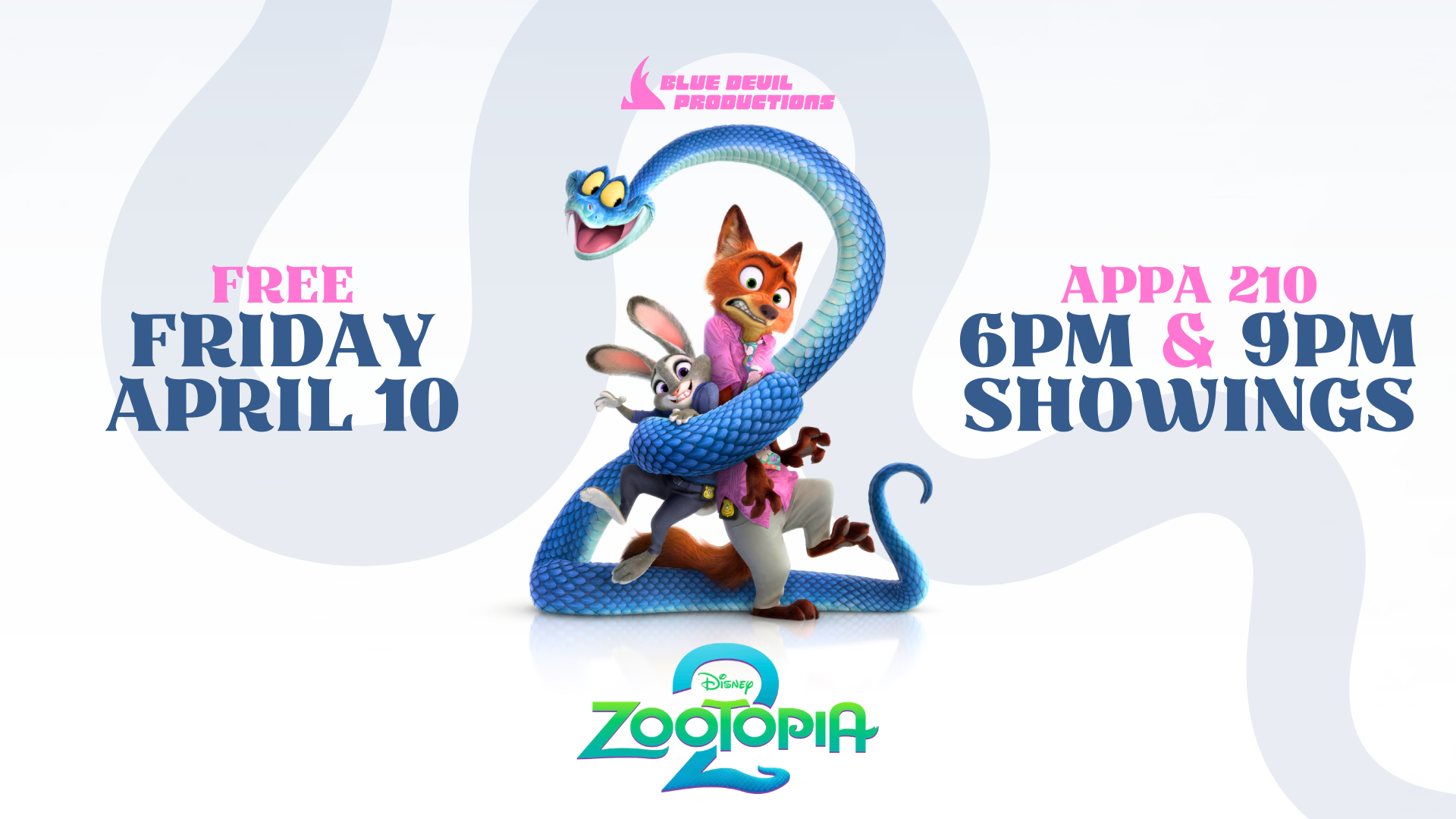 Digital Signage Poster displaying Zootopia 2